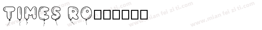 times ro字体转换